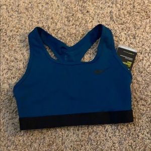 Nike blue sports bra